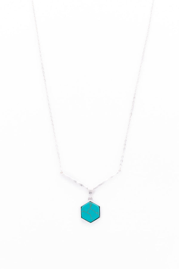 Chain Necklace With V