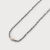 Choker Necklace With Glass and Pearl