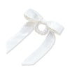 Mulberry Silk Skinny Bow Scrunchie