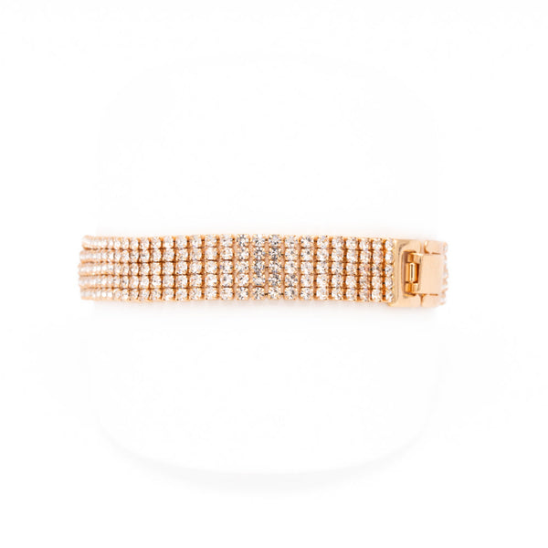 5 Strand Crystal Bracelet