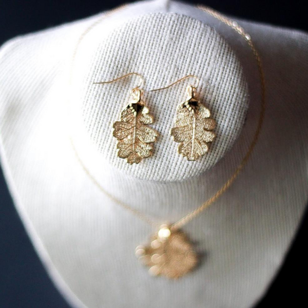 Oak Leaf Earrings