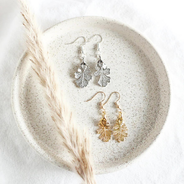Oak Leaf Earrings