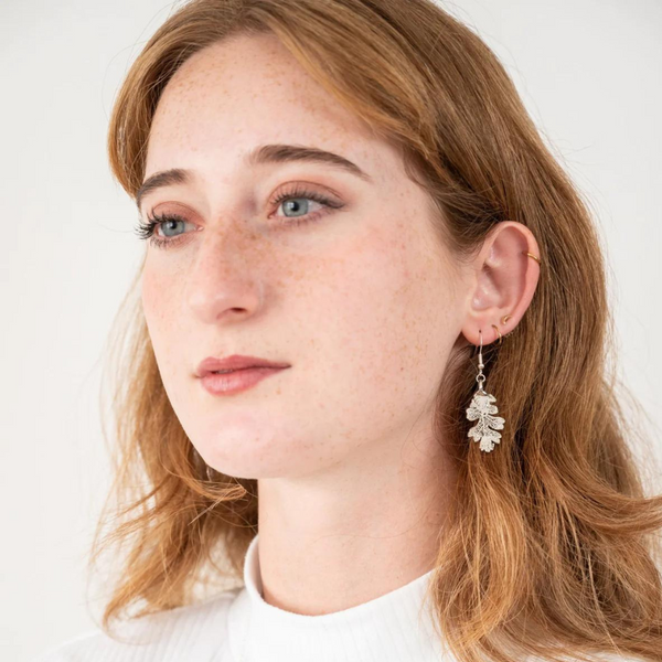 Oak Leaf Earrings