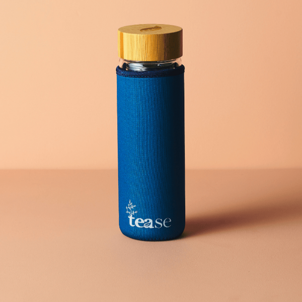 Tease Tea 3 in 1 Sustainable Glass and Bamboo Tea Tumbler