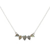 Leah Alexandra Sunny Labradorite/Silver Necklace