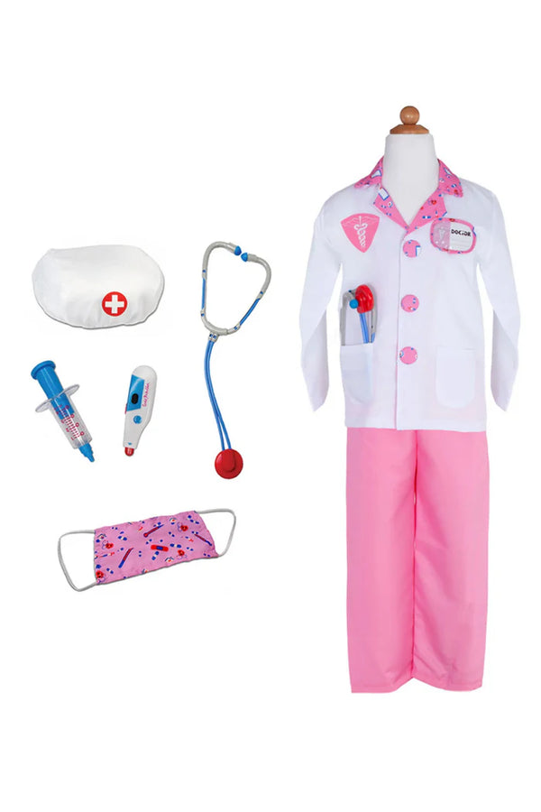 Pink Doctor Set Includes 8 Accessories