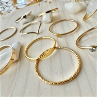 Simplicity Gold Filled Tiny Rings