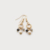 Earrings With Glass Beads And Pearl