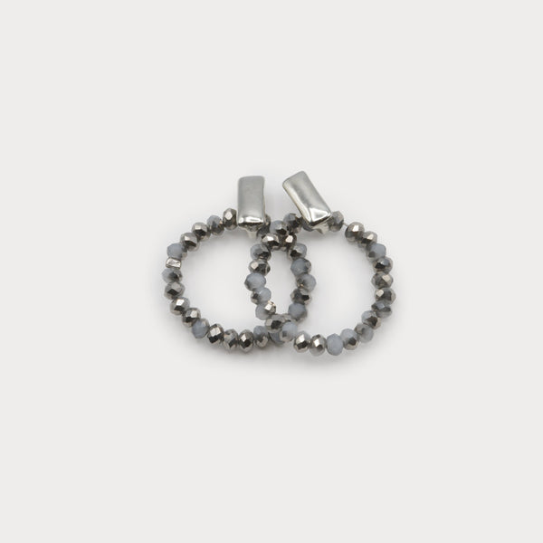 Glass Beaded Hoops