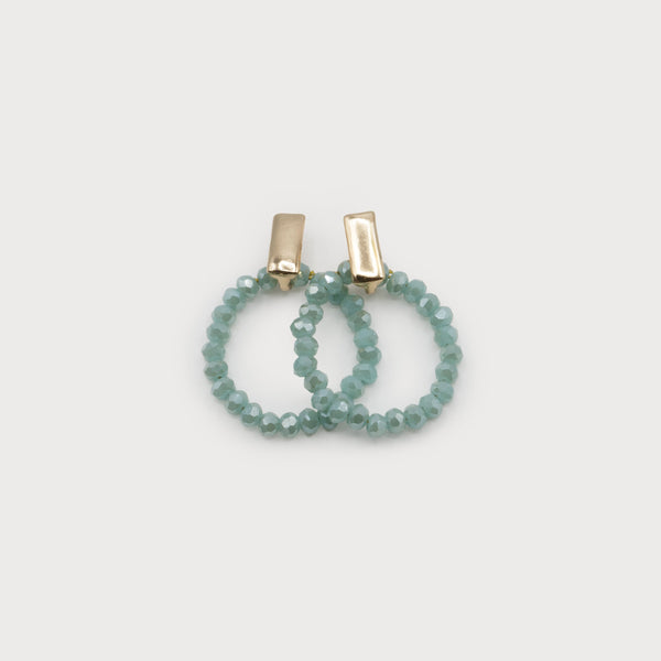 Glass Beaded Hoops