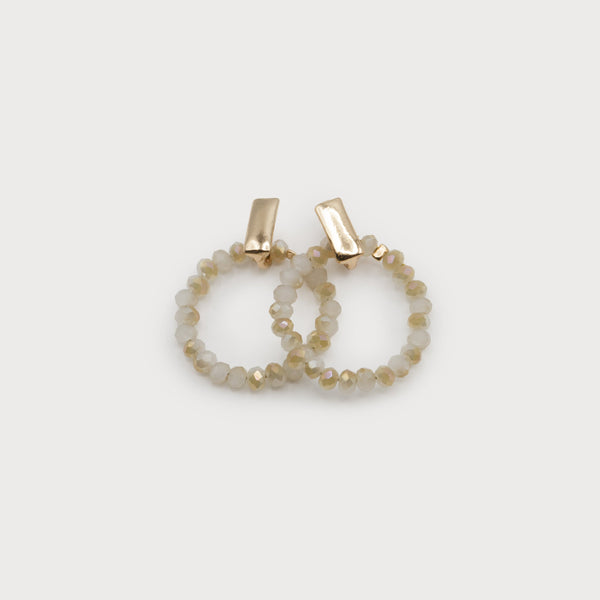 Glass Beaded Hoops