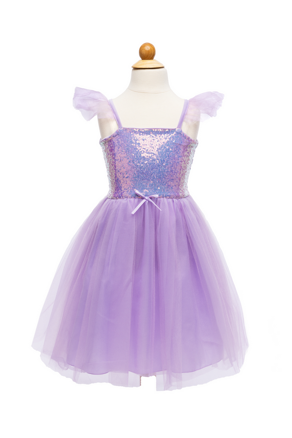 Sequins Princess Dress Lilac