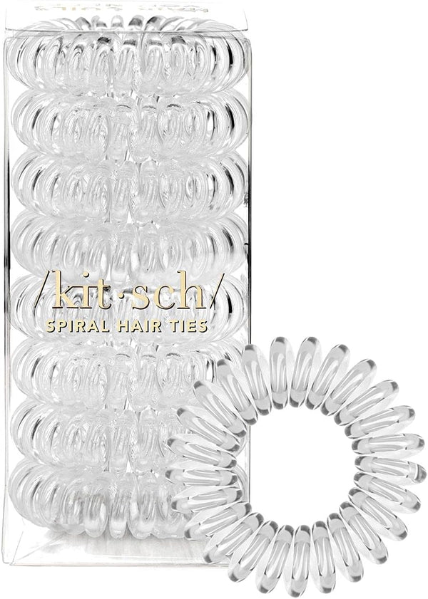Clear Spiral Hair Ties