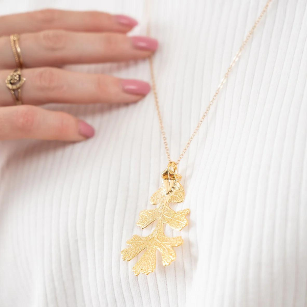 Oak Leaf Necklace