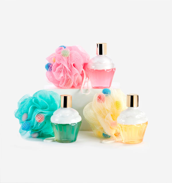 Scented Bath Oil & Sponge Gift Set