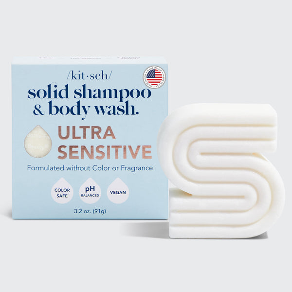 KITSCH Ultra Sensitive Solid Shampoo & Body Wash Bar