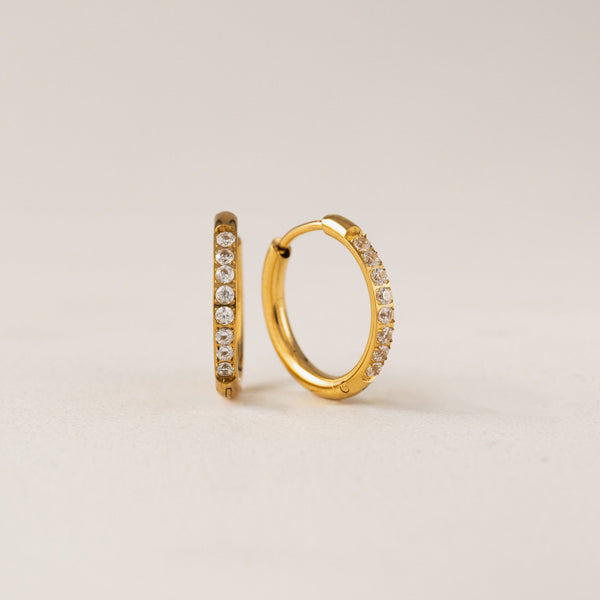 Evie 15mm Hoops - Gold