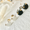 Mew Porcelain Cat Face Stud Earrings