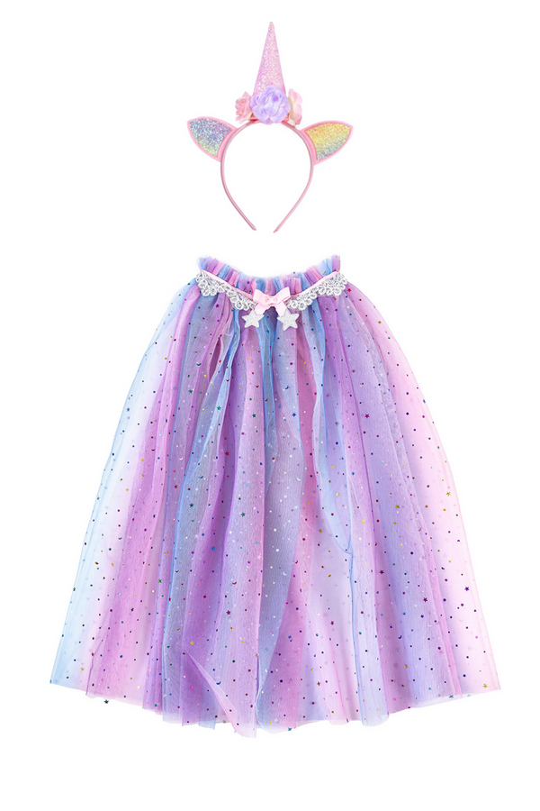 Rainbow Unicorn Cape & Headband