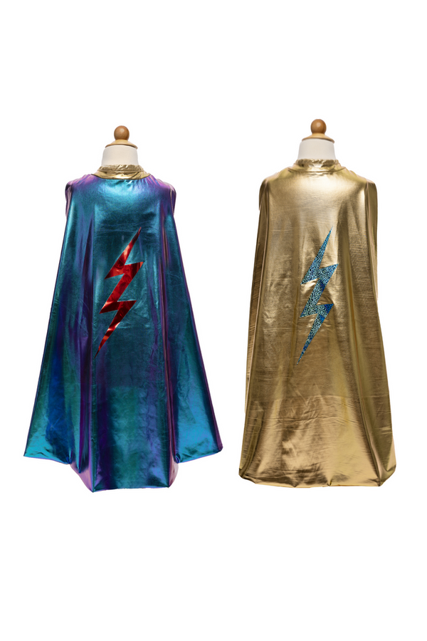 Rev Blue Lightning Holographic Cape