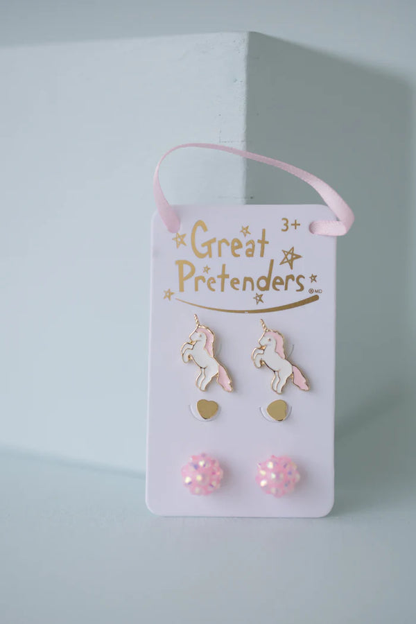 Unicorn Studded Earrings