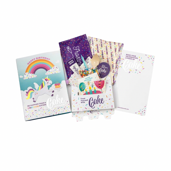 Unicorn Rainbow Birthday Card