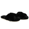 Tahoe Criss Cross faux Fur Slippers