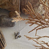 Pika & Bear "Aristaeus" Honey Bee Necklace in Sterling Silver