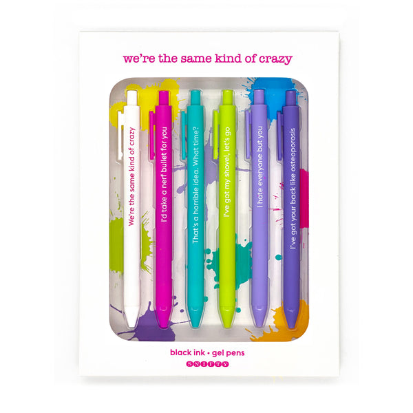 Same Kind of Crazy – Quotable Gel Pen Set