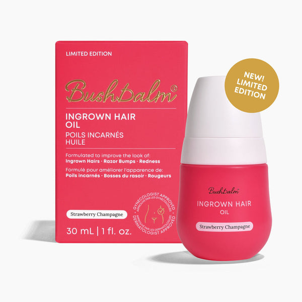 Ingrown Hair Pre-Post Wax Oil - Strawberry Champagne