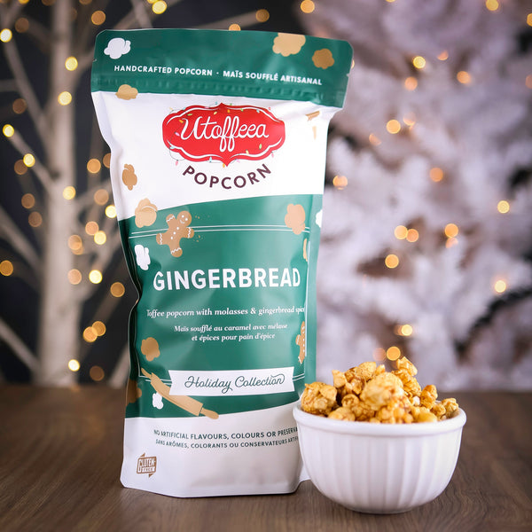 Utoffeea | Gingerbread Toffee Popcorn