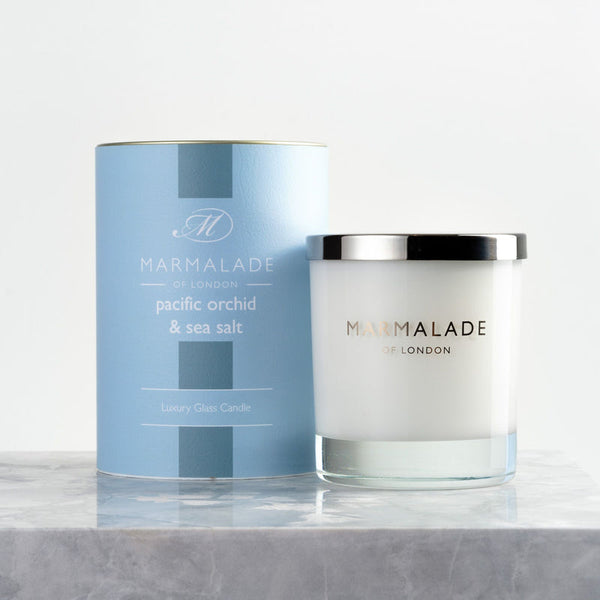 Marmalade of London | Pacific Orchid & Sea Salt Glass Candle