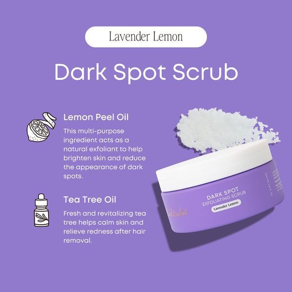 Lavender Lemon Dark Spot Exfoliating Scrub