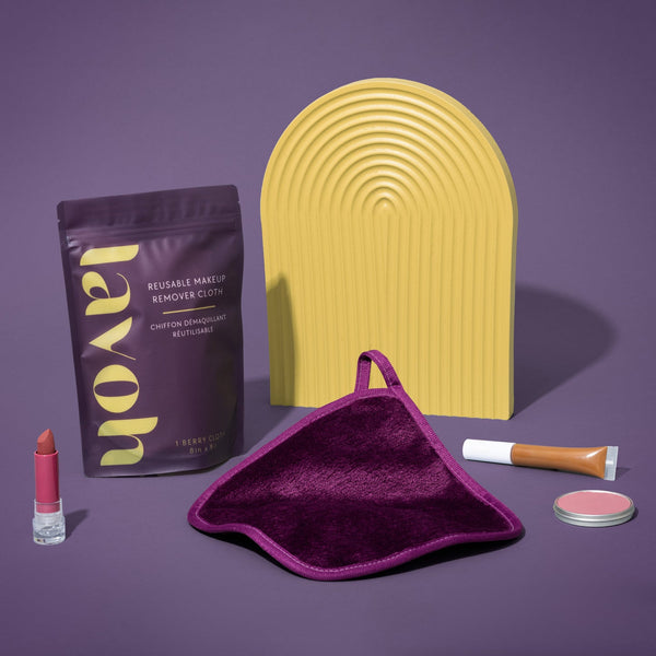 Classic Reusable Makeup Removing Cloth - Berry