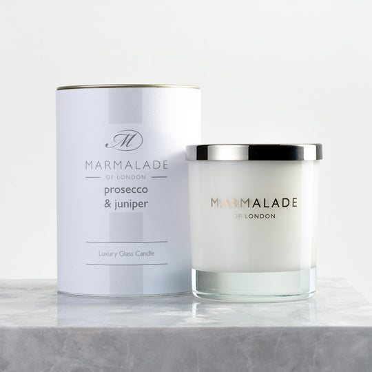 Marmalade of London | Prosecco & Juniper Large Glass Candle