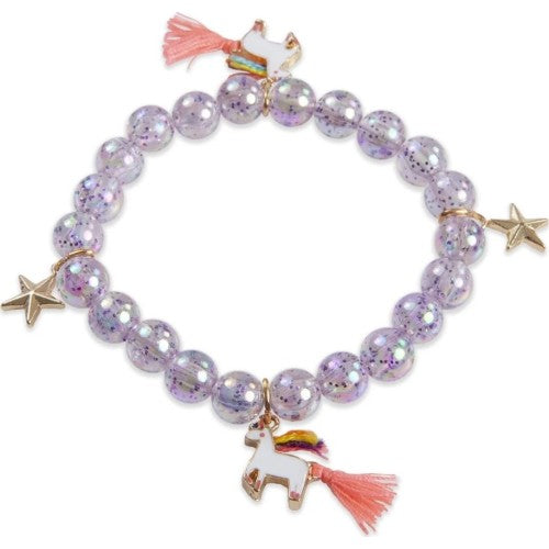 Purple Unicorn Star Bracelet