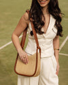 Clare Shoulder Bag- Raffia Tan