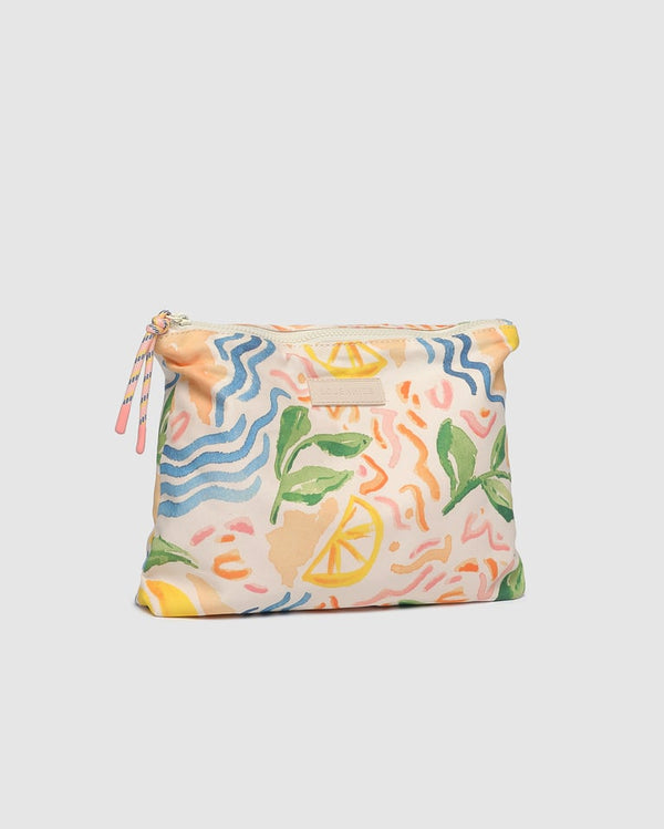 Carly Pouch - Lemon Print