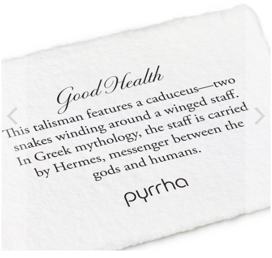 Pyrrha Good Health Talisman