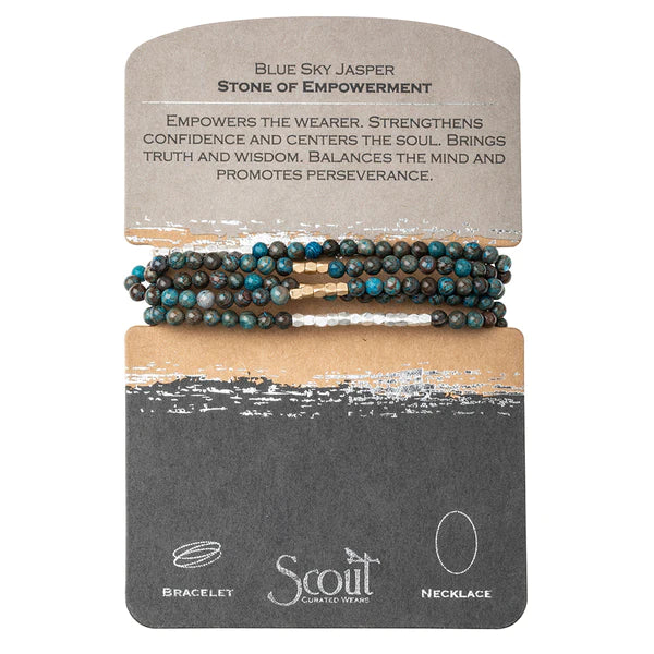 Stone Wrap Necklace/Bracelet